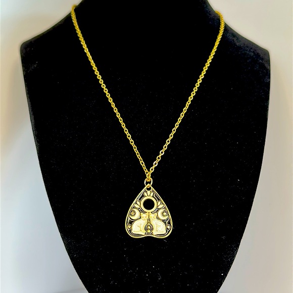 Jewelry - Gold Cat Planchette Necklace